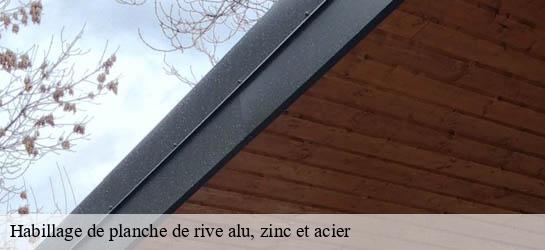 Habillage de planche de rive alu, zinc et acier 33220