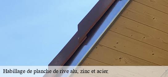 Habillage de planche de rive alu, zinc et acier 33113
