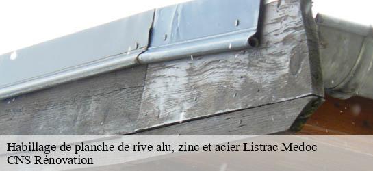 Habillage de planche de rive alu, zinc et acier 33480