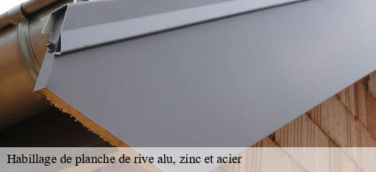 Habillage de planche de rive alu, zinc et acier 33250