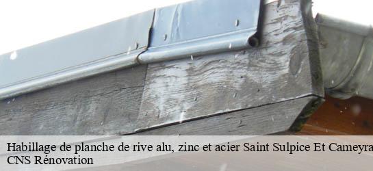Habillage de planche de rive alu, zinc et acier 33450