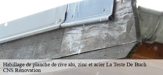Habillage de planche de rive alu, zinc et acier 33260