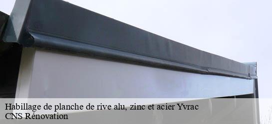 Habillage de planche de rive alu, zinc et acier 33370