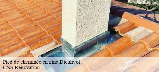 Pied de cheminée en zinc 33580