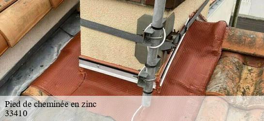 Pied de cheminée en zinc 33410