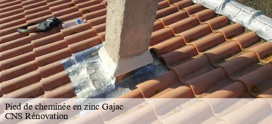 Pied de cheminée en zinc 33430