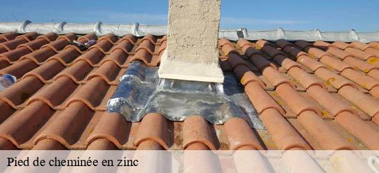 Pied de cheminée en zinc 33550