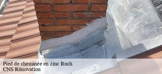 Pied de cheminée en zinc 33350