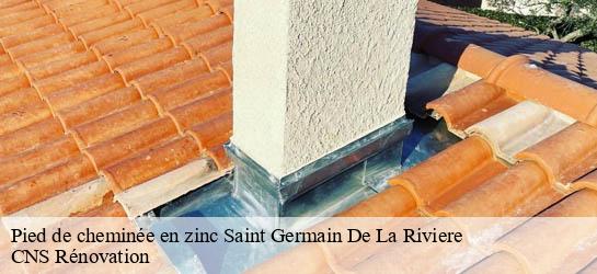 Pied de cheminée en zinc 33240