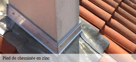 Pied de cheminée en zinc 33470