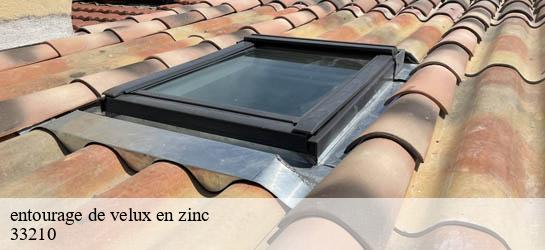 entourage de velux en zinc 33210