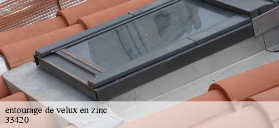 entourage de velux en zinc 33420