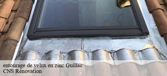 entourage de velux en zinc 33420
