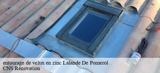 entourage de velux en zinc 33500