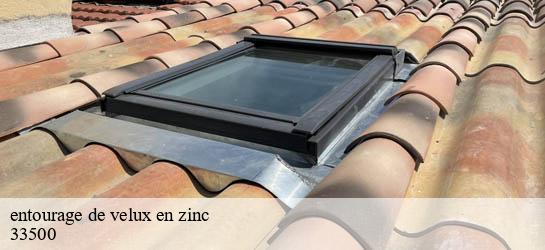 entourage de velux en zinc 33500
