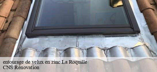entourage de velux en zinc 33220