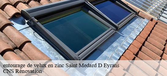 entourage de velux en zinc 33650