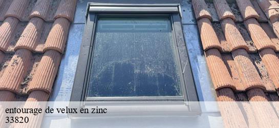 entourage de velux en zinc 33820