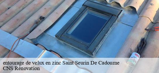 entourage de velux en zinc 33180