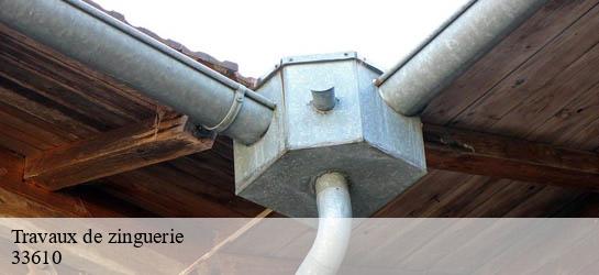 Travaux de zinguerie 33610