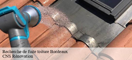 Recherche de fuite toiture 33000