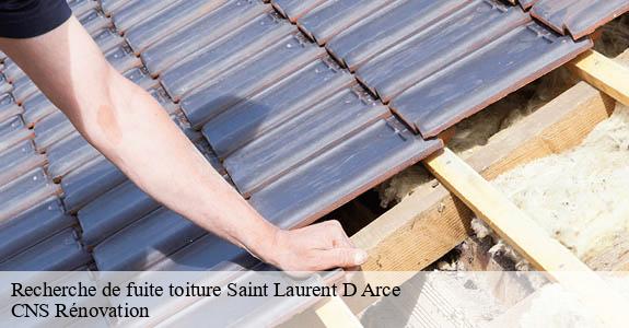 Recherche de fuite toiture saint-laurent-d-arce-33240 CNS Rénovation
