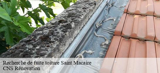 Recherche de fuite toiture 33490