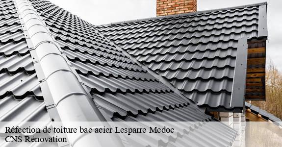 Réfection de toiture bac acier lesparre-medoc-33340 CNS Rénovation