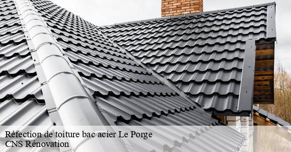 Réfection de toiture bac acier le-porge-33680 CNS Rénovation