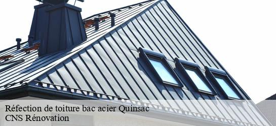 Réfection de toiture bac acier 33360