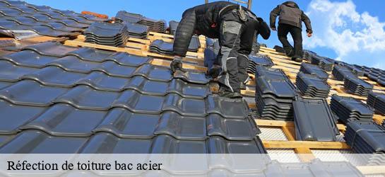 Réfection de toiture bac acier 33820