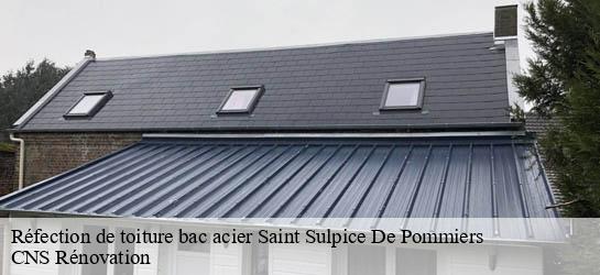 Réfection de toiture bac acier 33540