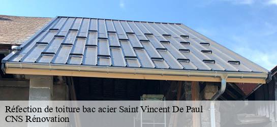 Réfection de toiture bac acier 33440