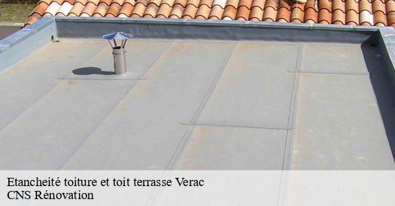 Etancheité toiture et toit terrasse verac-33240 CNS Rénovation