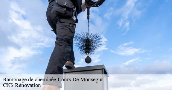 Ramonage de cheminée cours-de-monsegur-33580 CNS Rénovation